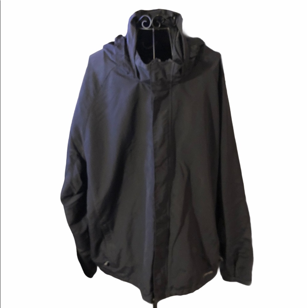 Lands End Mens Lined Hooded Windbreaker - Picture 3 of 6